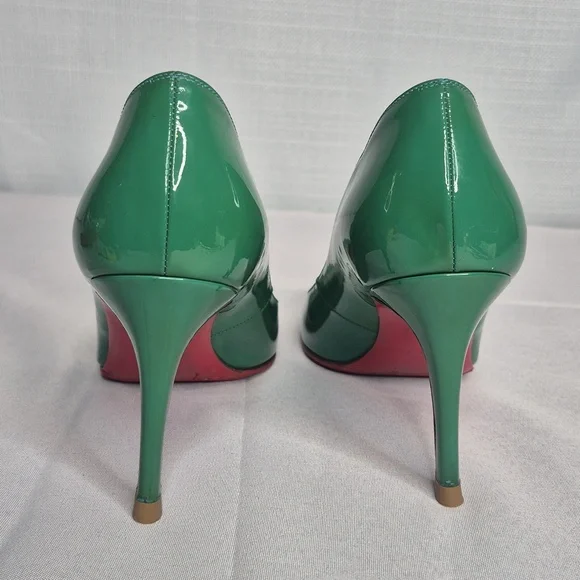Christian Louboutin Green Patent Leather Classic Pumps EUR 36/US 6 - Picture 8 of 17